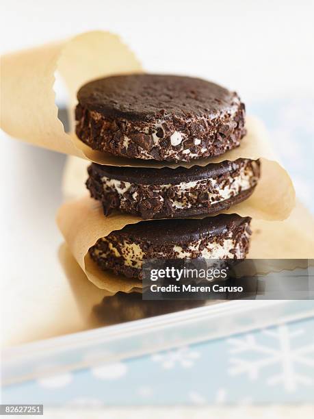 ice cream sandwiches - frango stock pictures, royalty-free photos & images