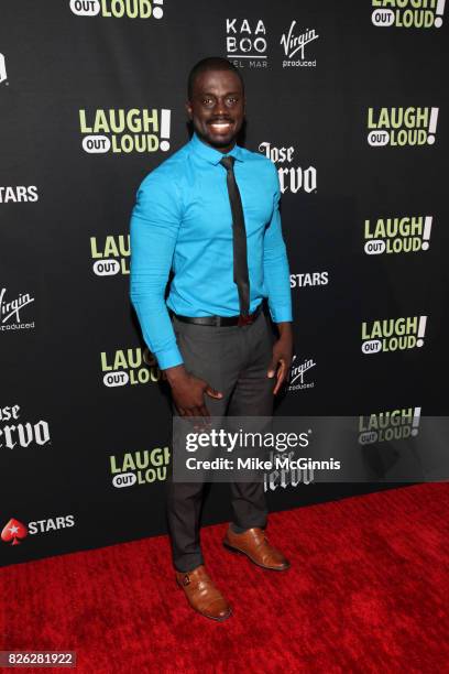 Rockson Arnold attends Launch Of Laugh Out Loud hosted by Kevin Hart And Jon Feltheimer on August 03, 2017 in Los Angeles, California.