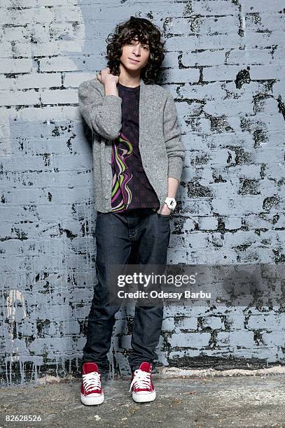 Actor Adam G. Sevani poses for a portrait session in Los Angeles for Spec on February 19, 2008.