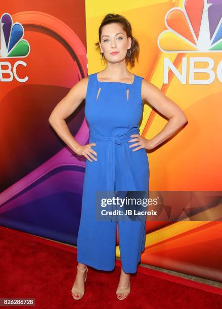 Briga Heelan attends the 2017 Summer TCA Tour 'NBCUniversal Press Tour' on August 03, 2017 in Los Angeles, California.