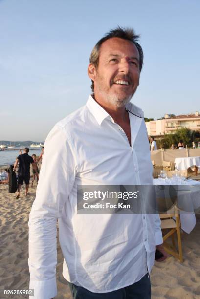 Presenter Jean Luc Reichman attend the Fight Night Weighing Party at La Bouillabaisse Saint Tropez on August 3, 2017 in Saint-Tropez, France.