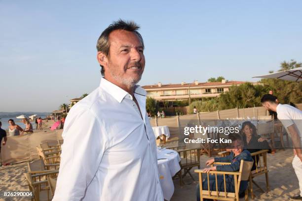 Presenter Jean Luc Reichman attend the Fight Night Weighing Party at La Bouillabaisse Saint Tropez on August 3, 2017 in Saint-Tropez, France.