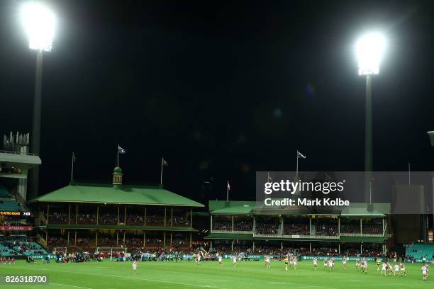 General view is seen during the round 22 NRL match between the St George Illawarra Dragons and the South Sydney Rabbitohs at Sydney Cricket Ground on...