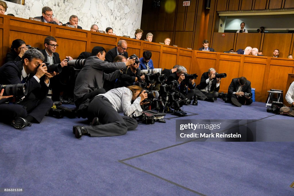 US Senate Intelligence Committee & Photographers