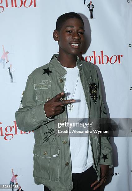 Kwame Boateng at The Premiere of "The Neighbor" held at The Laemmle Sunset 5 on August 11, 2008 in West Hollywood, California.