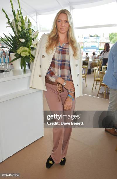 Jodie Kidd attends the Longines hospitality lounge at the Global Champions Tour at the Royal Hospital Chelsea on August 4, 2017 in London, England.