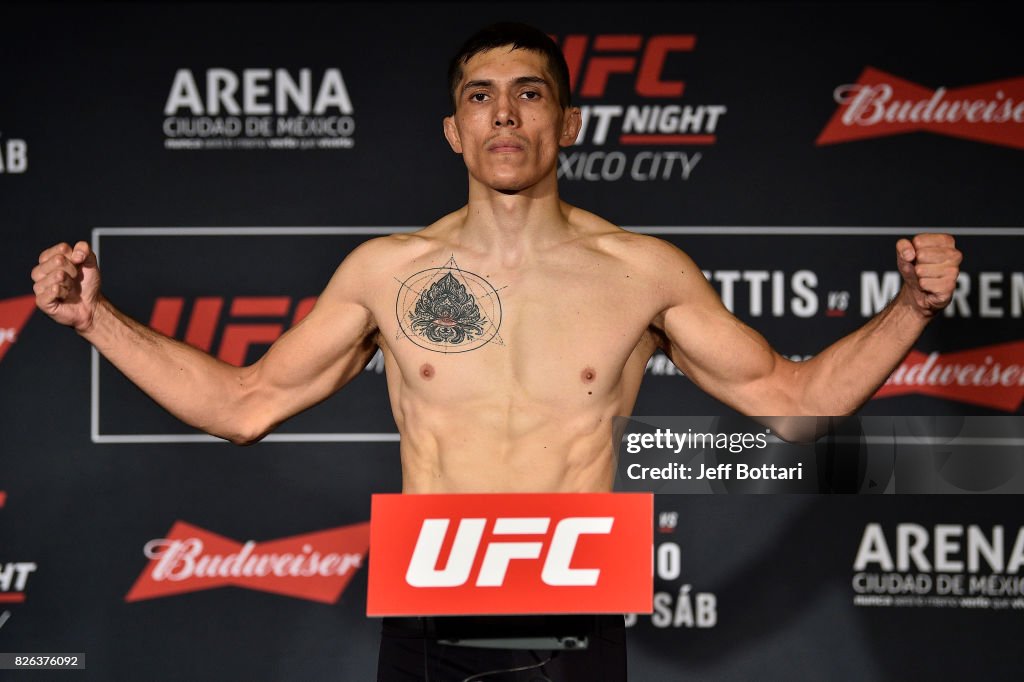 UFC Fight Night Weigh-in