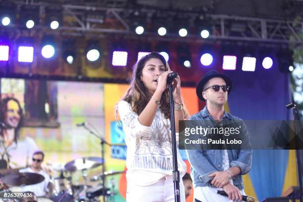 One Republic performs live from Central Park on "Good Morning America," Friday, August 4, 2017 airing on the Walt Disney Television via Getty Images...