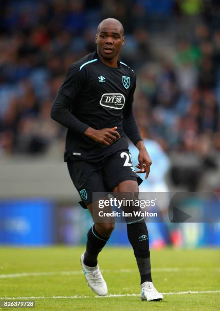 Angelo Ogbonna of West Ham United in action during a Pre Season Friendly between Manchester City and West Ham United at the Laugardalsvollur stadium...