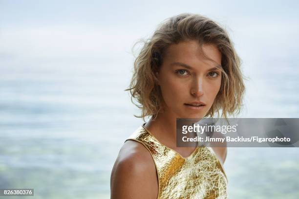 Model Arizona Muse poses for Madame Figaro on May 22, 2017 in La Ciotat, France. Top . CREDIT MUST READ: Jimmy Backius/Figarophoto/Contour by Getty...