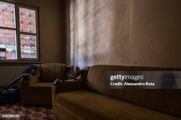 June 2015 - Ergani, Turkey. Hanim Kaya mother of Mutlu Kaya remembers moments of joy with her daughter in the house where Mutlu was shot in the head...