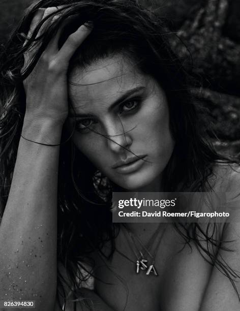 Model Isabeli Fontana poses for Madame Figaro on May 29, 2017 in Rio de Janeiro, Brazil. Necklace . CREDIT MUST READ: David...