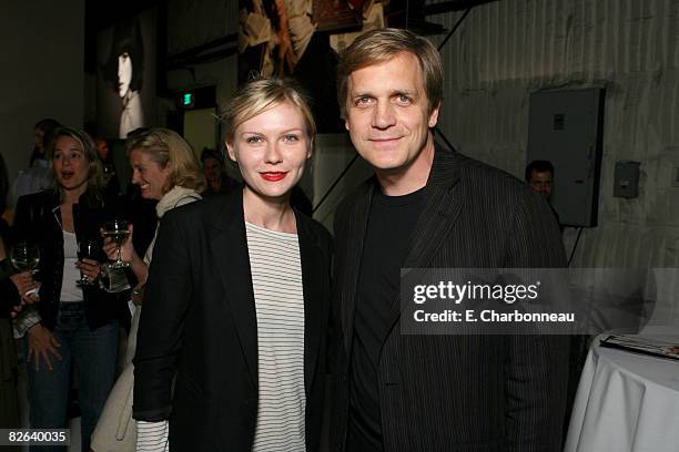 Kirsten Dunst and Rick Tetzeli, managing editor of Entertainment Weekly