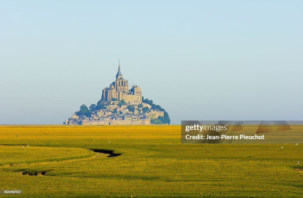 Mont St Michel in the morning