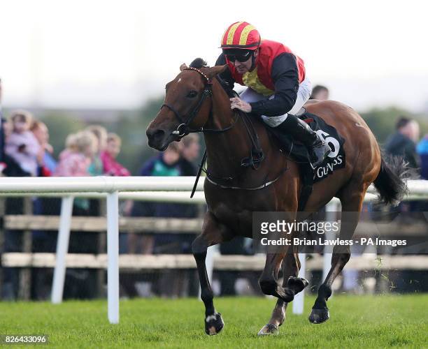 Empress Lyla ridden by Gary Carroll on the way to winning the Arthur Guinness Handicap on Friday's Fair Lady Day of the Galway Summer Festival at...