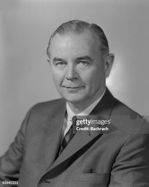 Portrait of the American jurist William J. Brennan, Jr. , a member of the Supreme Court of the United States, mid-20th century.