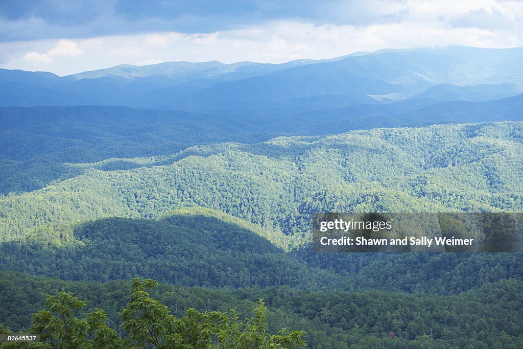 Views of the Smoky Mountains in East Tennessee
