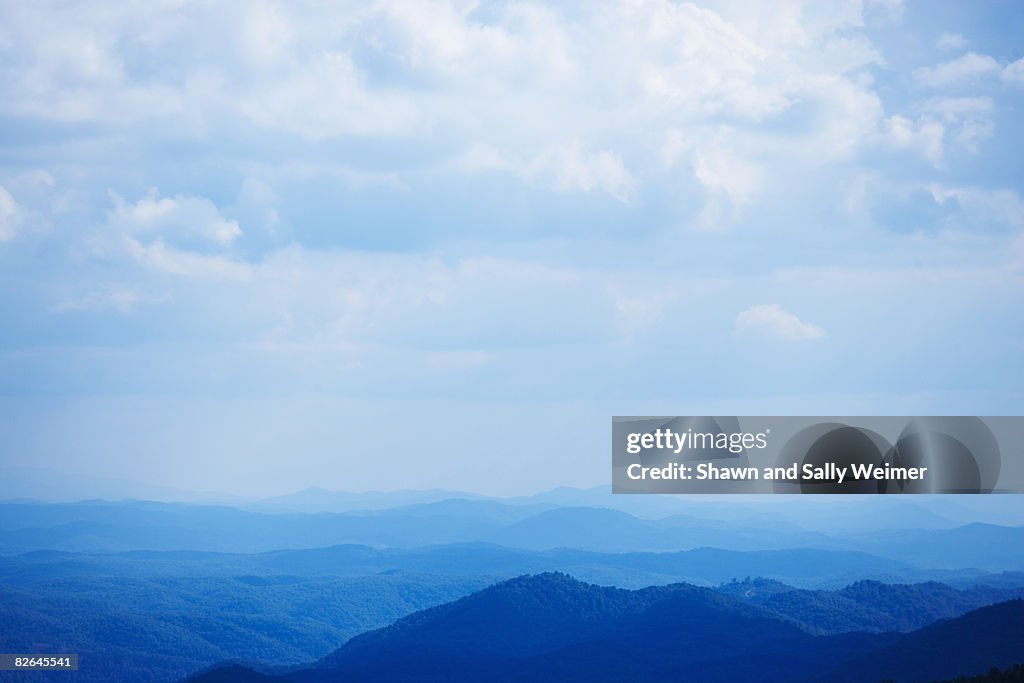 Views of the Smoky Mountains in East Tennessee
