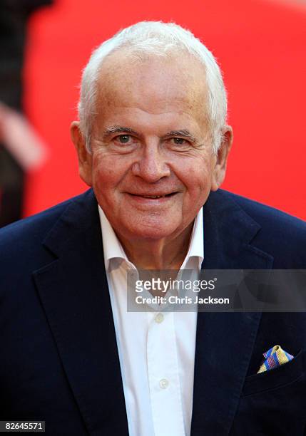 English actor Sir Ian Holm arrives at the World Premiere of 'The Duchess' at Odeon Leicester Square on September 3, 2008 in London, England.