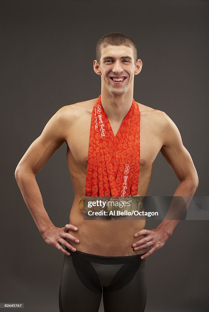 Michael Phelps - 8 Gold Medal Portrait Session