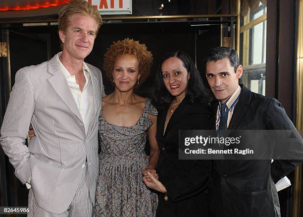 Actor Matthew Modine, Caridad Rivera, designer Isabel Toledo and actor Raul Toledo attend the 3rd Annual Artistry of Fashion Award Benefit Luncheon...