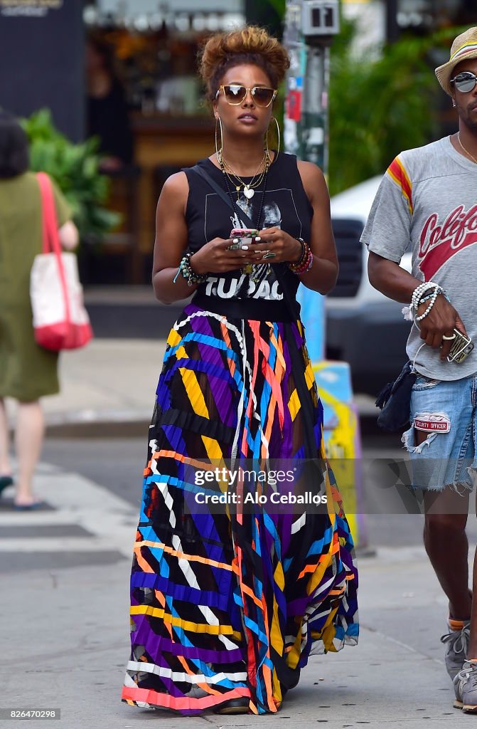 Celebrity Sightings in New York City - August 4, 2017