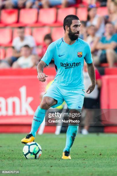 Arda Turan from Turkey of FC Barcelona during the friendly match between Nastic vs FC Barcelona at Nou Estadi de Tarragona on August 4th, 2017 in...