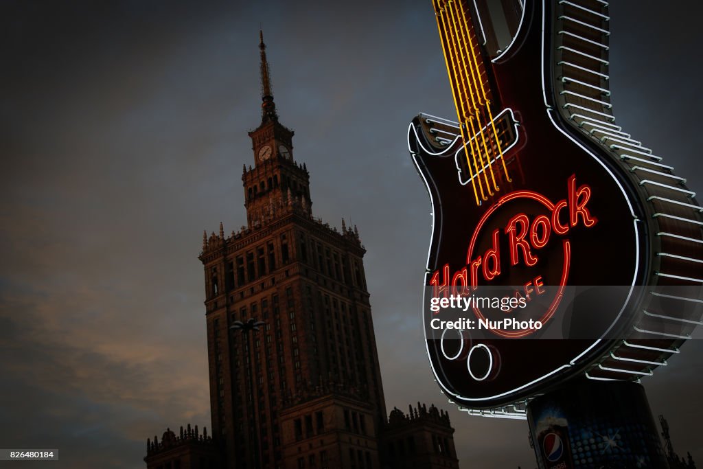 Hard Rock Cafe in Warsaw, Poland