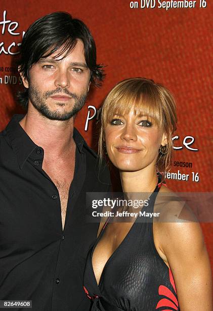 Jason Behr and KaDee Strickland arrive to "Private Practice: The First Season - Extended Edition" DVD Launch Event at the Tropicana Bar in the...