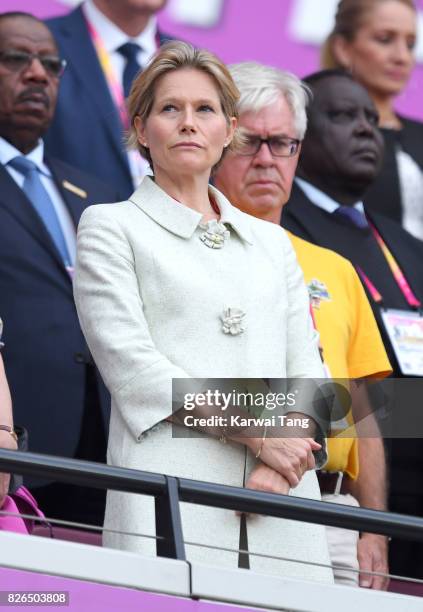 Carole Annett attends the IAAF World Athletics Championships at the London Stadium on August 4, 2017 in London, United Kingdom.