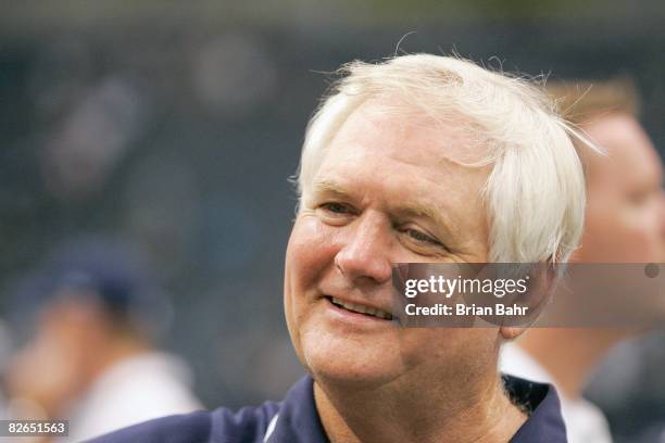 Of the Minnesota Vikings during a preseason game against the Dallas Cowboys on August 28, 2008 at Texas Stadium in Irving, Texas. The Cowboys won...