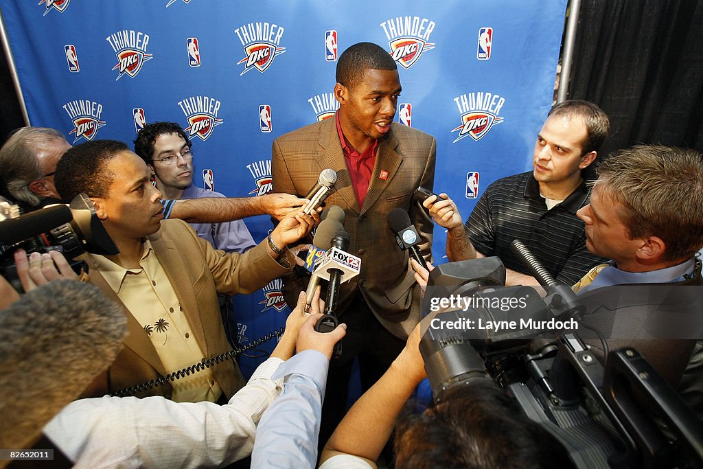 Oklahoma City NBA Team Press Conference