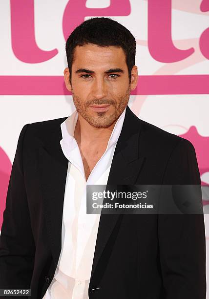 Spain. Actor Miguel Angel Silvestre attends 'Sin Tetas No Hay Paraiso' new season special screening, at Palacio de los Deportes on September 3, 2008...