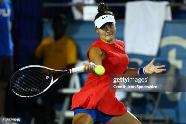 During day five match of the 2017 Citi Open on August 4, 2017 at Rock Creek Park Tennis Center in Washington D.C.