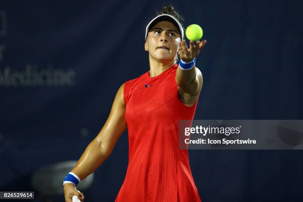 During day five match of the 2017 Citi Open on August 4, 2017 at Rock Creek Park Tennis Center in Washington D.C.