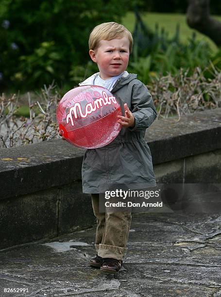 His Royal Highness Prince Christian of Denmark poses during a media call at Government House on September 4, 2008 in Sydney, Australia. This will be...