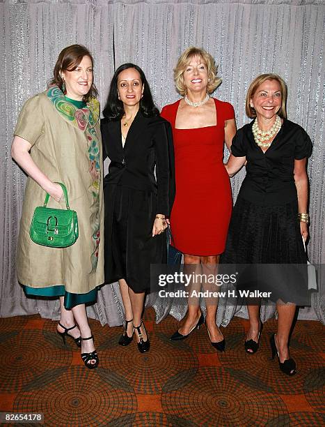 Glenda Bailey, Isabel Toledo, Liz Peek and Sarah Wolfe attend the 2008 Honoree Artistry of Fashion Award presented by the Museum at FIT at the...