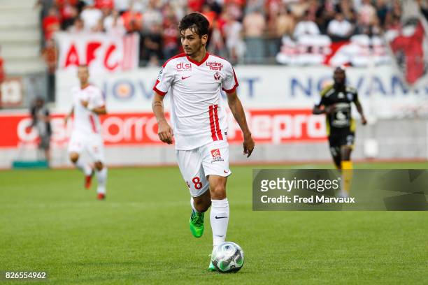 Vincent Marchetti of Nancy during the French Ligue 2 match between Nancy and Niort at Stade Marcel Picot on August 4, 2017 in Nancy, France.
