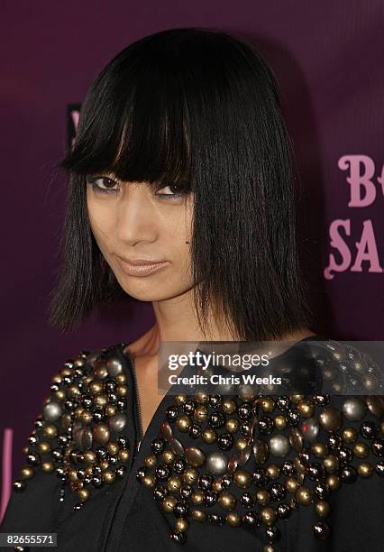 Actress Bai Ling attends the 944 Los Angeles edition two year anniversary and MTV VMA party at The Kress on September 3, 2008 in Hollywood,...