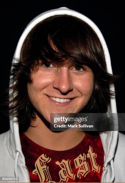 Musician/actor Mitchel Musso attends the Mattel Celebrity Retreat produced by Backstage Creations at Teen Choice 2008 on August 3, 2008 in Universal...