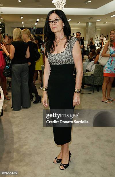 Movie producer Victoria Pearman attends the Saks Fifth Avenue Beverly Hills Celebrates "The Women" & 10022-Shoe Salon on September 3, 2008 in Beverly...