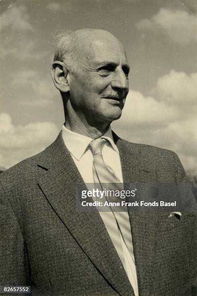 Otto Frank , father of Anne Frank, circa 1965.