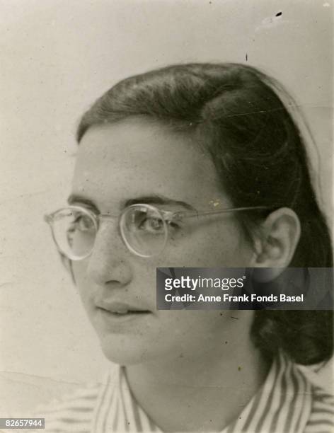 Margot Frank , elder sister of Anne Frank, circa 1941.