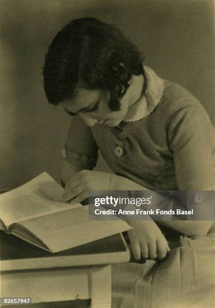 Margot Frank , elder sister of Anne Frank, 1935.
