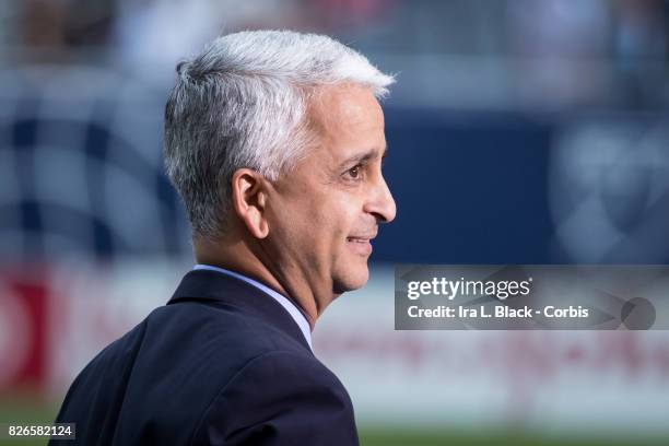 Sunil Gulati President of the United States Soccer Federation during the MLS All-Star match between the MLS All-Stars and Real Madrid at the Soldier...