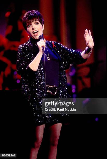 Liza Minnelli on 12/12/92 in Chicago, Il.