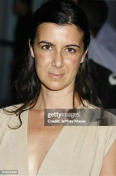 Iris Bahr arrives at the Los Angeles Premiere of "Towelhead" at the Arclight Cinemas on September 3, 2008 in Hollywood, California.