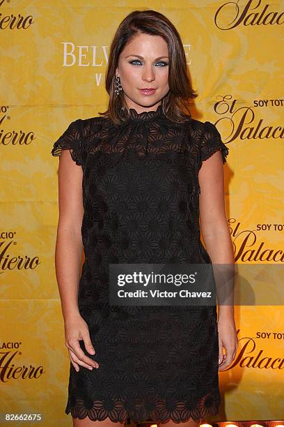 Actress Ludwika Paleta attends the launch of El Palacio de Hierro "The Yellow Book Autumn/Winter 2008" at Campo Marte on September 3, 2008 in Mexico...