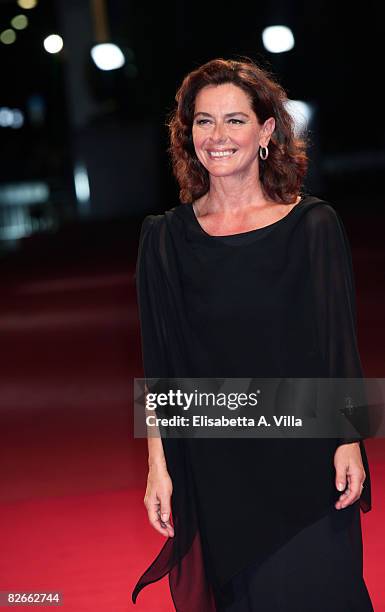 Actress Monica Guerritore attends the 'Yuppi Du' premiere during the 65th Venice Film Festival on September 4, 2008 in Venice, Italy.