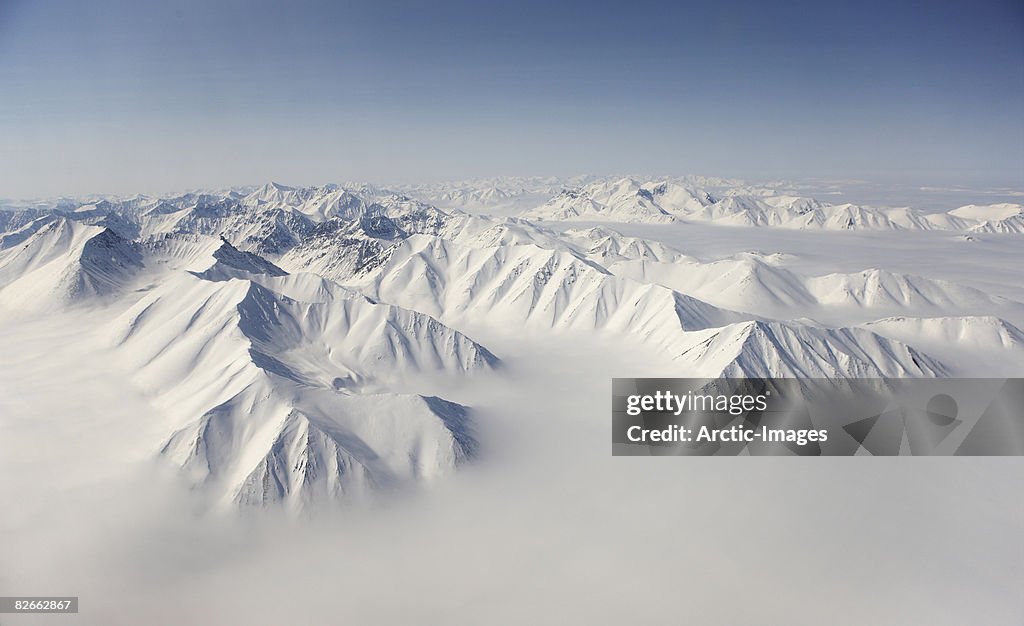 Aerial of Mountains, Siberia